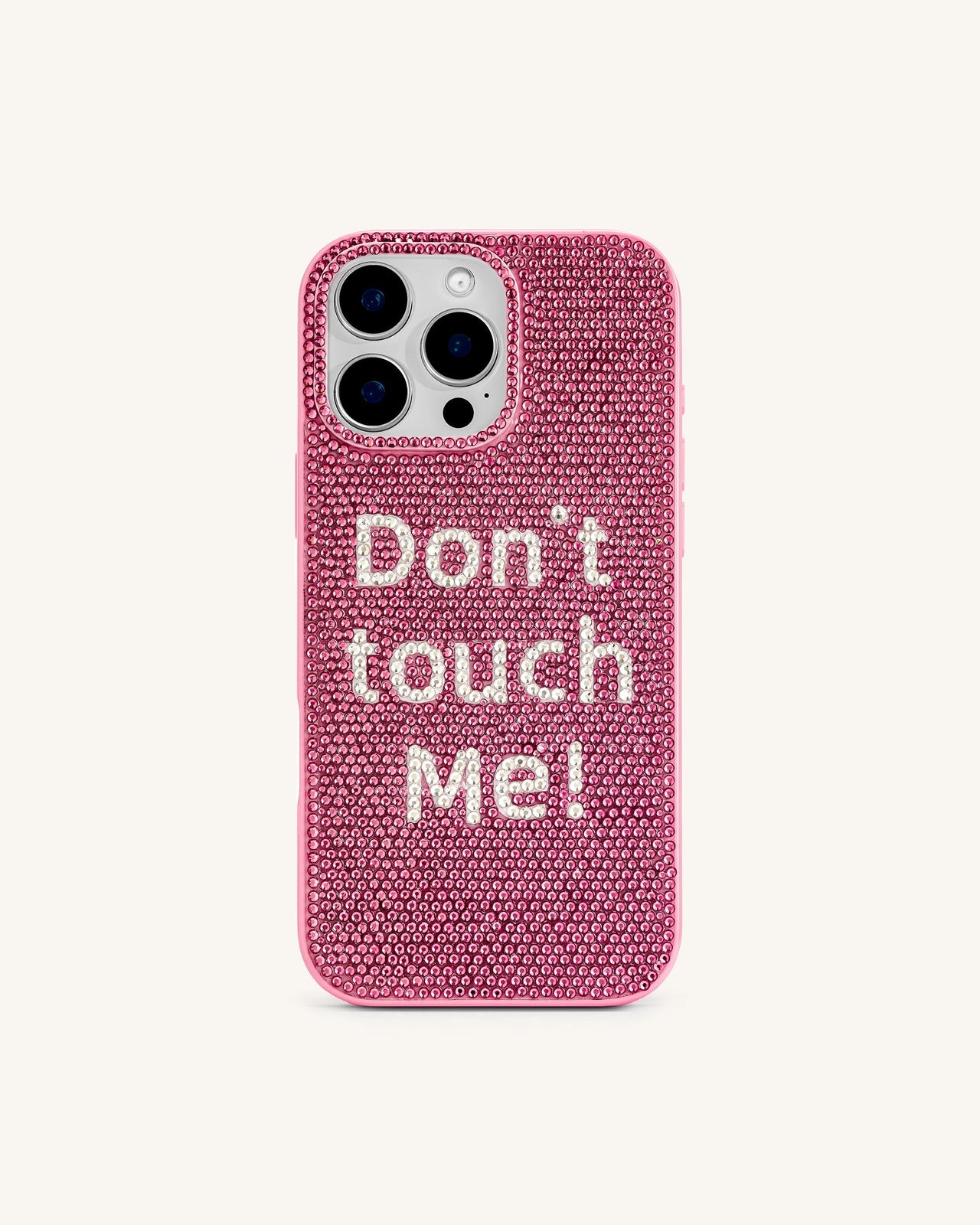 Don't Touch Me フォンケース - マルチカラーピンク