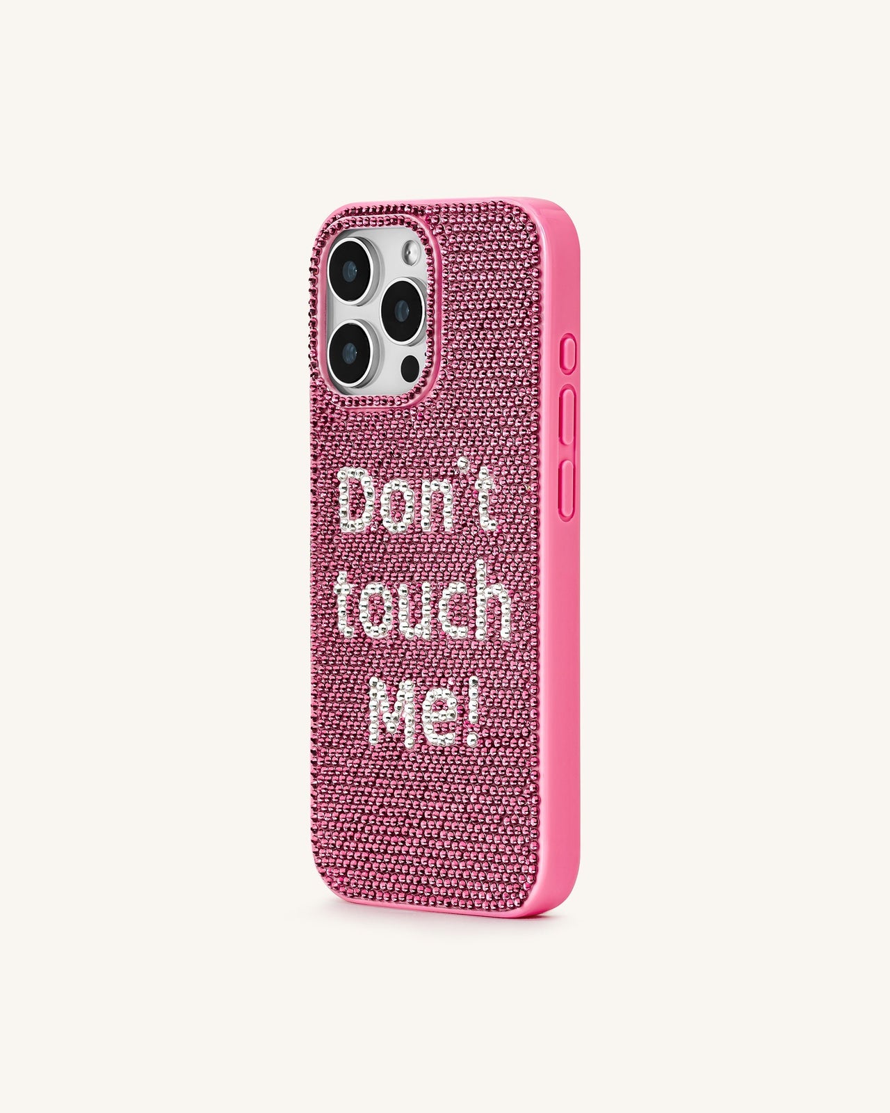 Don't Touch Me フォンケース - マルチカラーピンク