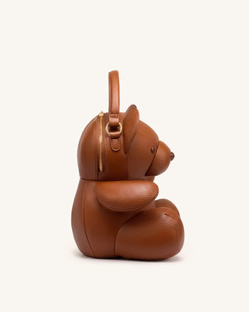 Teddy ベア ノベルティ クロスボディバッグ - ブラウン