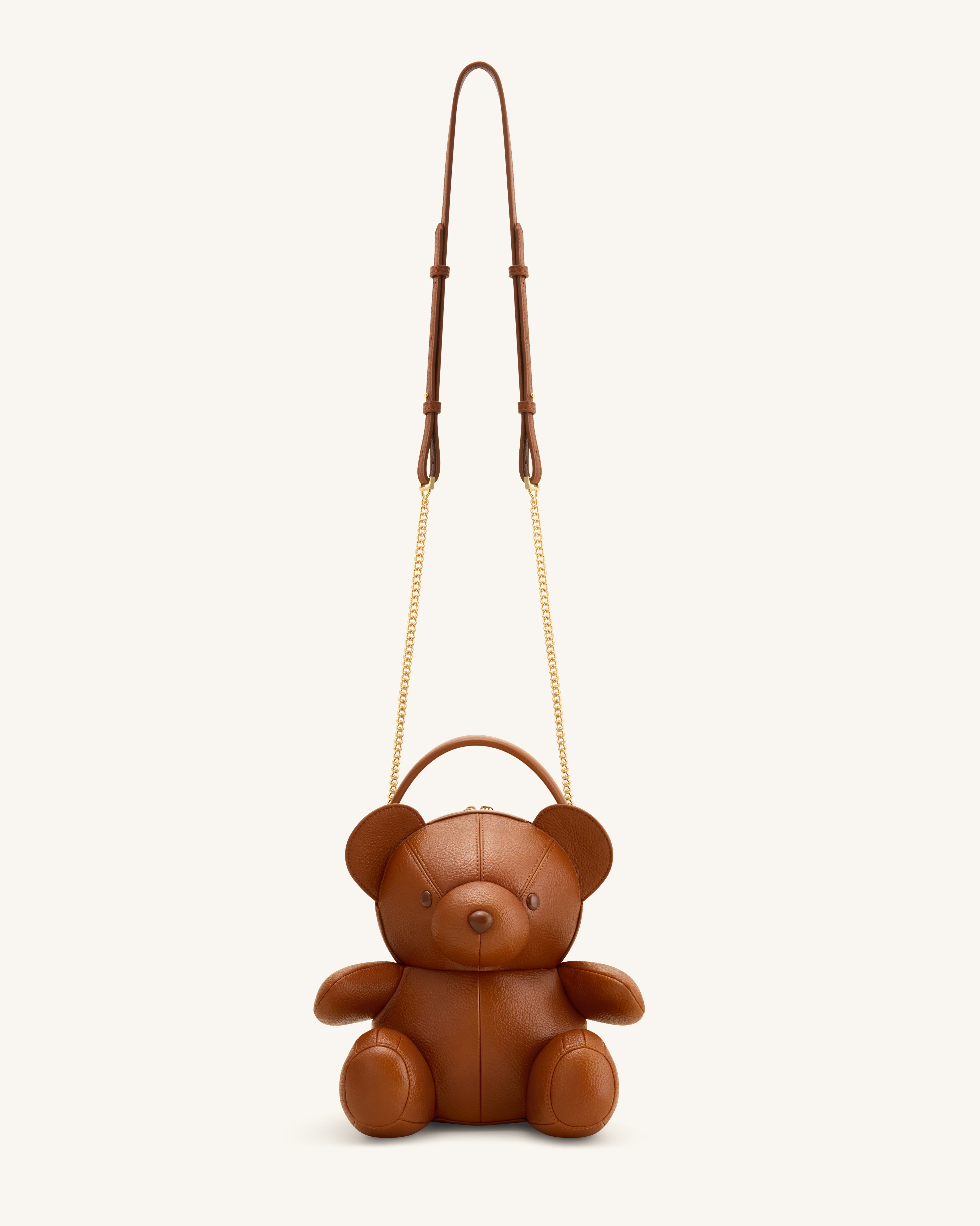 テディベアブラウン系 Teddy ベア ノベルティ クロスボディバッグ - ブラウン – JW PEI Japan