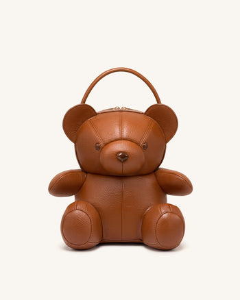 Teddy ベア ノベルティ クロスボディバッグ - ブラウン