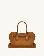 Adele メタルロープノット トートバッグ - キャラメルブラウン