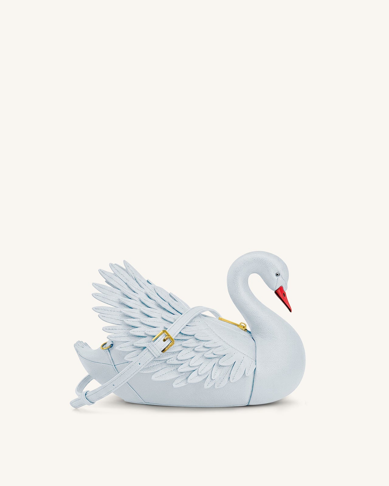 Alani 白鳥型クロスボディバッグ - ライトブルー