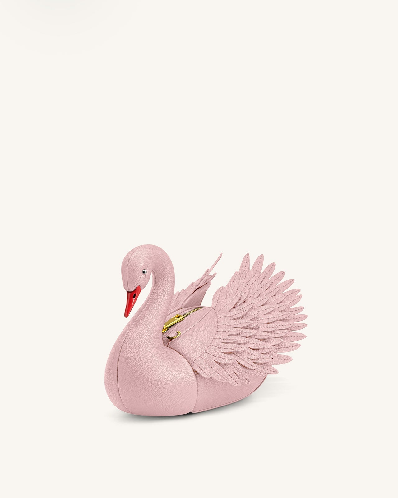 Alani 白鳥型クロスボディバッグ - ライトピンク