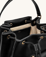 Harper バックルポケットリュック - ブラック