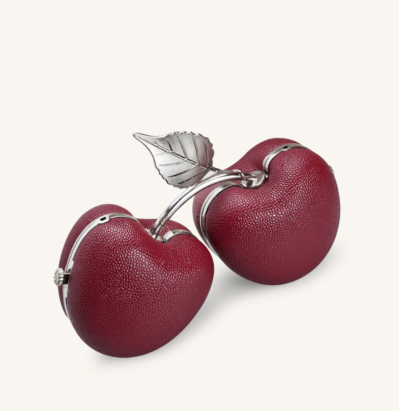 Elara チェリー型 クラッチ - レッド