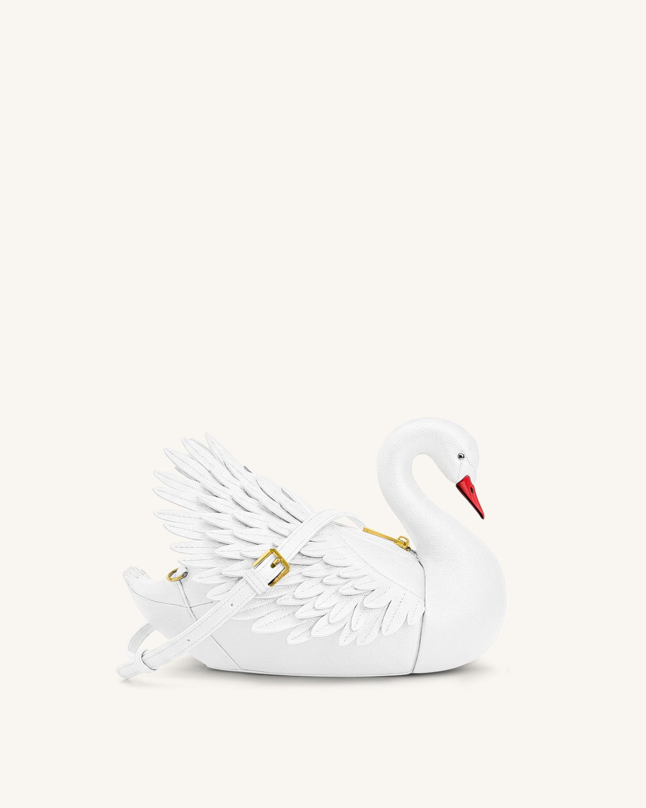 Alani 白鳥型 クロスボディバッグ - ホワイト