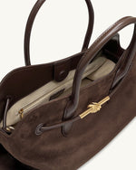 Adele メタルロープノット トートバッグ - モカブラウン