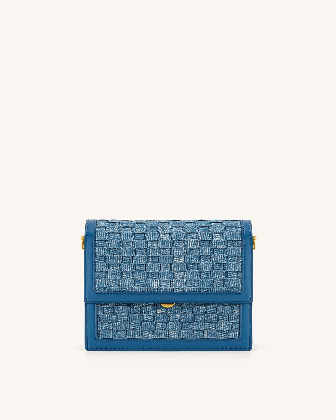 Mini Flap Bag - ブルー デニム