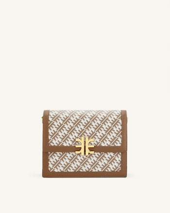 FEI Mini Flap バッグ - ブラウン