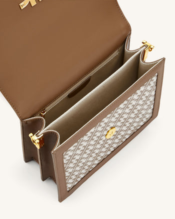 FEI Mini Flap バッグ - ブラウン