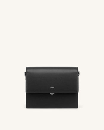 Mini Flap ミニショルダーバッグ -ブラック