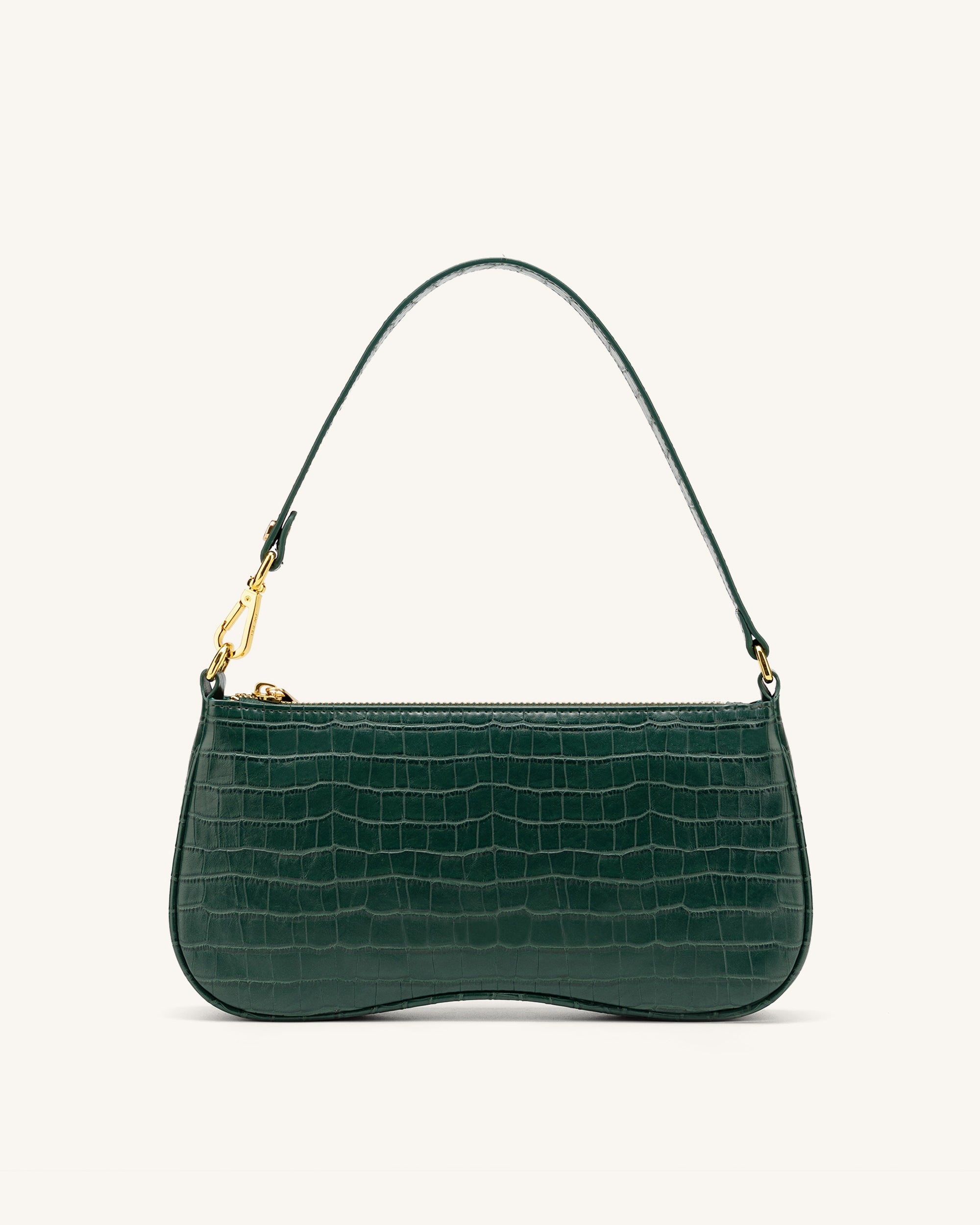 Fashion Baguette Bag - Dark Green Croc - Friday By JW PEI - JW PEI