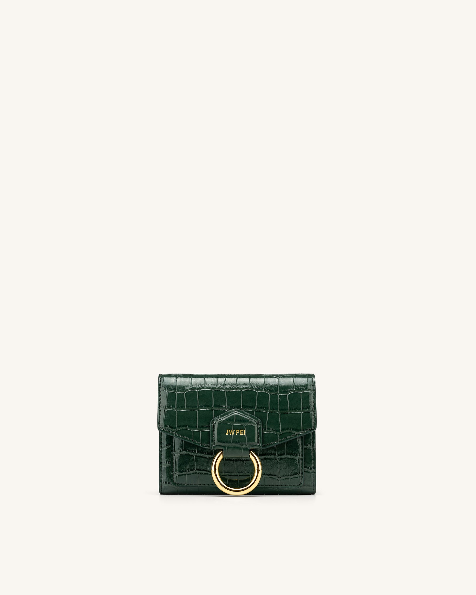 Women's Dark Green Wallte - Vegan Leather - Friday By JW PEI - JW