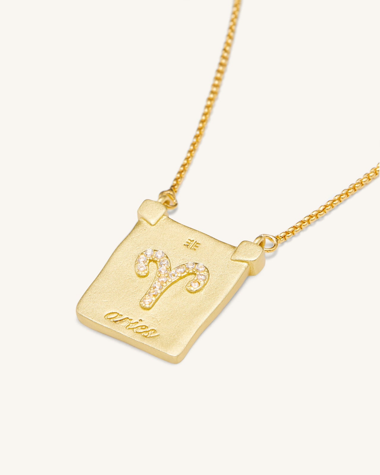 星座ペンダントネックレス - 18金メッキ